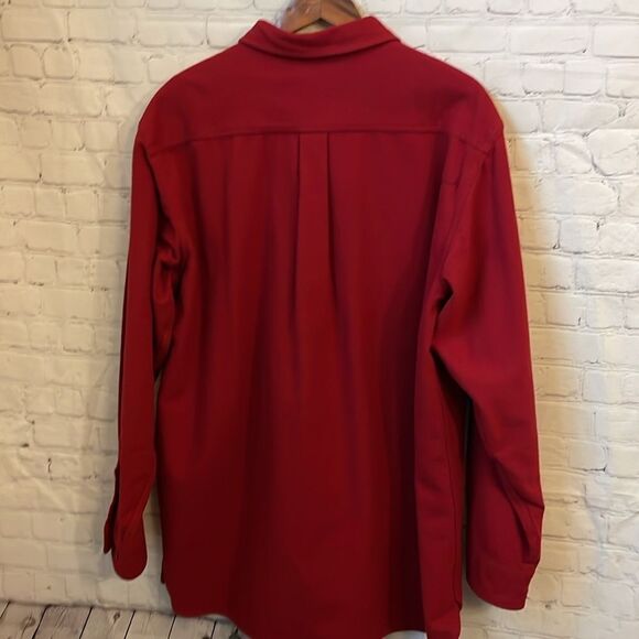 L.L. Bean Burgundy Flannel Shirt X-Large / Tall - Very nice and soft! - Picture 6 of 6